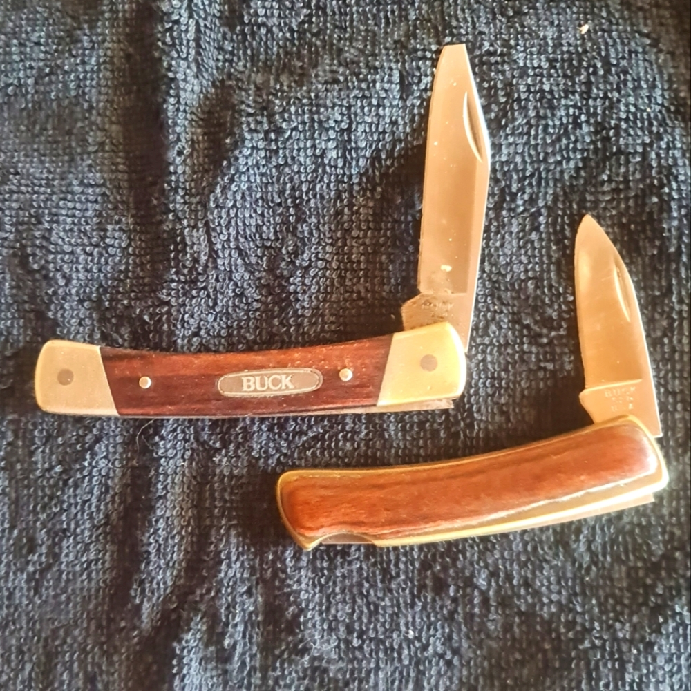 BUCK 527 U.S.A. & BUCK 704 U.S.A. Maverick - Collectible Vintage EUC